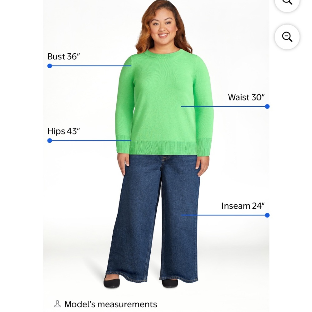 Free Assembly Women's Vibrant Green Long Sleeve Crewneck Sweater St Patricks Day - Picture 14 of 14